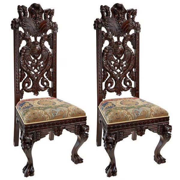 Knottingley Manor Chair, PK 2, Design Toscano, Mfr#: AF91304